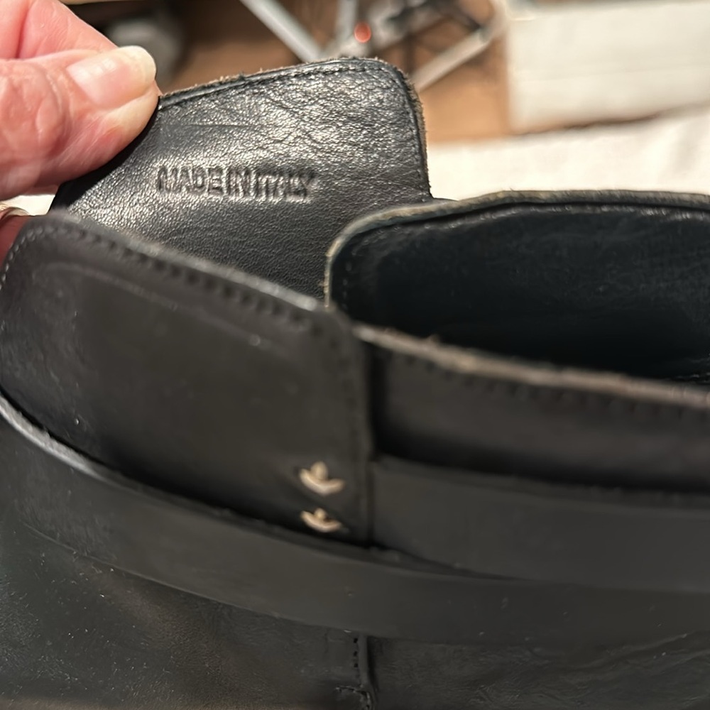 Rag and Bone Harrow Booties in Black Leather size 40 - Picture 10 of 12